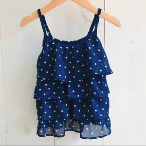 Cherokee 4/5 ruffle tank